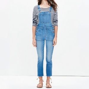 Madewell Side Button Skinny Overalls